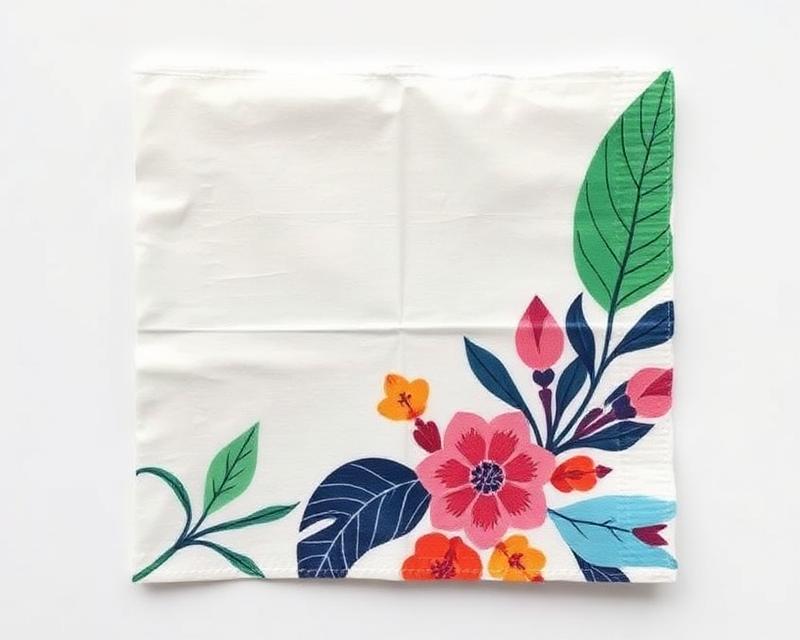 Full Print printed tissue example