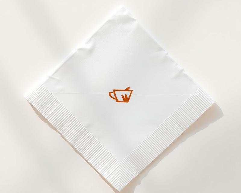 Single Colour Logo printed tissue example